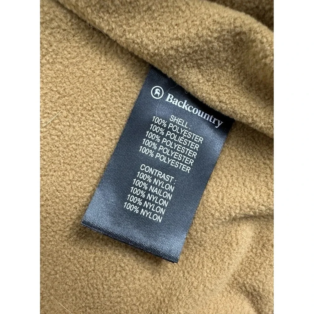 NWT Backcountry Mixed Fabric Deep Pile Teddy Bear Fleece Snap Jacket Women's XS